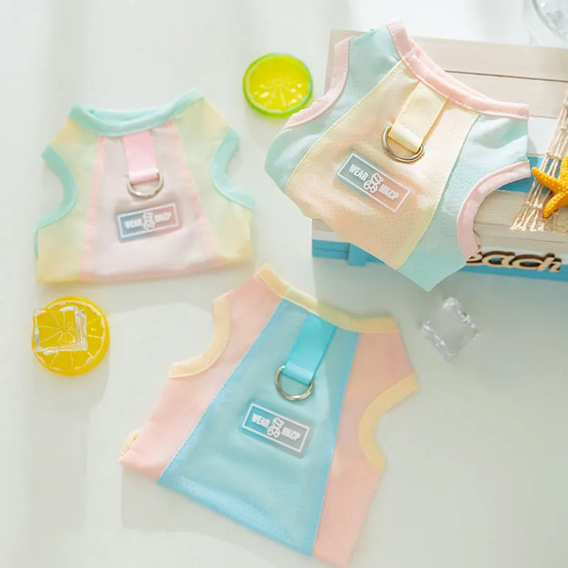 Thin Mesh Sunscreen Clothing for Dogs in Spring and Summer, Including Vests