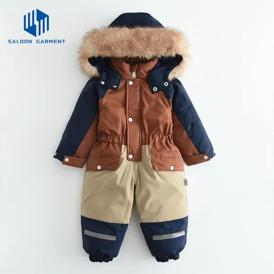 Snow Suit Outdoor Sport Wear Winter Children's Snow Suit Jumpsuit for Kids Ski Overall