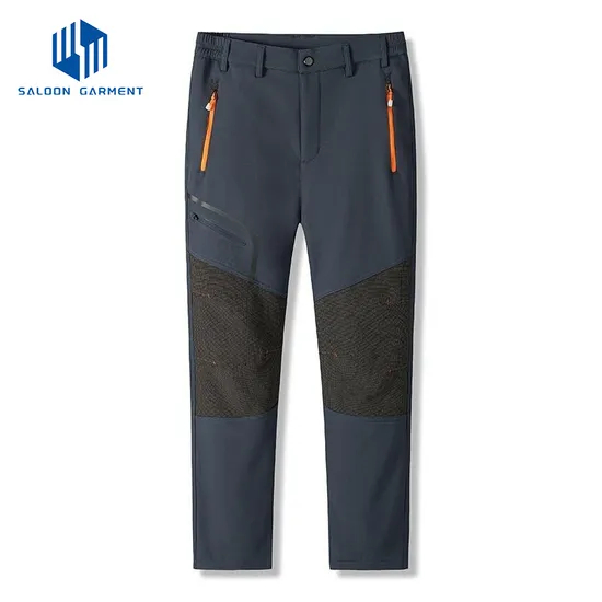 Outdoor Pants Windproof Waterproof Hiking Plush Thickened Pants Trousers