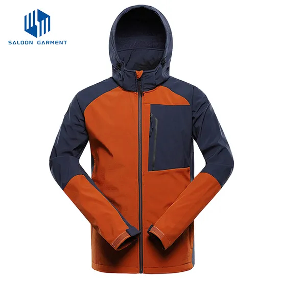 Mountain Outdoor Soft Shell Fleece Waterproof Windbreaker Snowboard Hoodies Men Softshell Jacket