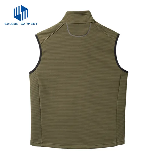 Custom Outdoor Waterproof Waterproof Sleeveless Jacket Fleece Softshell Vest