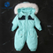 Unisex Kids Winter Outwear Jumpsuit Newborn Baby Clothes Heavy Fleece One-Piece Rompers with Zipper Closure Ski Snowsuit