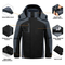 Men's Waterproof Warm Winter Snow Coat Windproof Snowboarding 3-in-1 Ski Jacket
