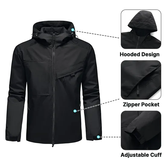 Waterproof Breathable Raincoat Rain Poncho Jacket for Cycling