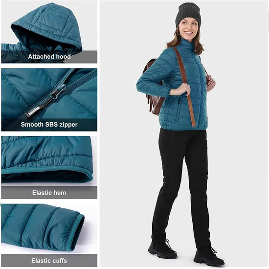 New Design Women's Padded Coat Puffer Down Jacket for Winter Jacket