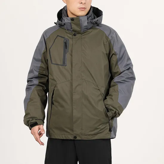 Men's Outdoor Winter Warm Thick Coat Windbreaker Snow Ski Clothing