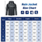 Men's Waterproof Raincoat Hooded Breathable Rain Jacket