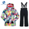 Girl's Sports Outer Wear Snowboarding Coveralls Jacket Pants Snowsuit Ski Suit