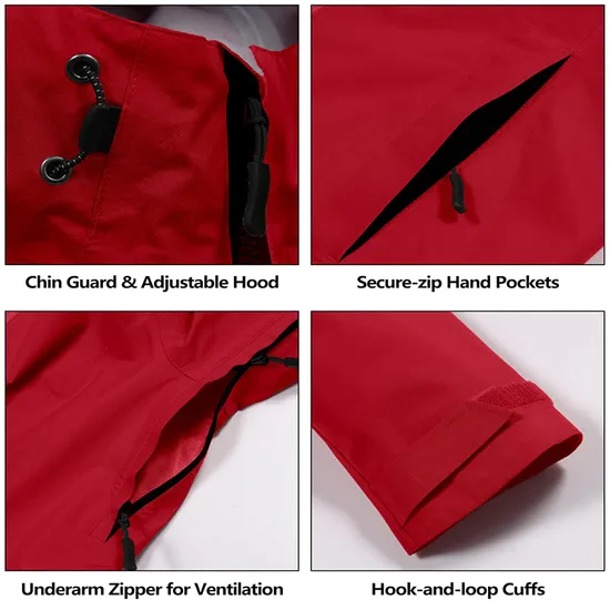 2.5 Layer Custom Logo Outdoor Lightweight Running Workout Windbreaker Coats Jackets