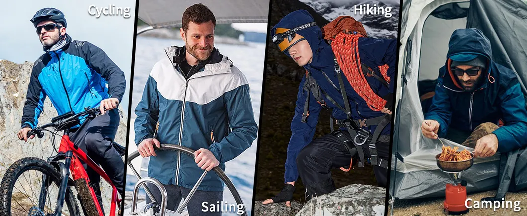 Winter Custom Logo Waterproof Outdoor Work Clothes Windbreaker Jacket for Men
