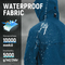 Waterproof Lightweight Hooded Breathable Reflective Safety Raincoat Rain Jacket for Men