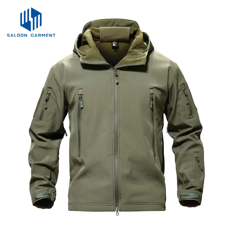 Men's Lightweight Breathable Waterproof Rain Tactical Softshell Jackets