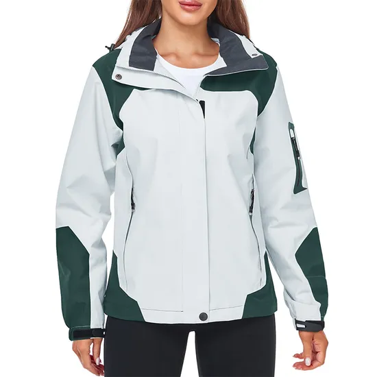 Custom Waterproof Sports Outdoor Women Polyester Windbreaker Jacket
