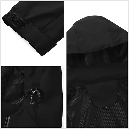 Women Full Waterproof Breathable EVA Raincoats Motorcycle Rain Jacket