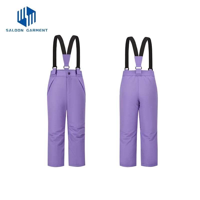 Wholesale Logo Printed Women's Outdoor Snowboard Warm Windproof Waterproof Snow Ski Pants