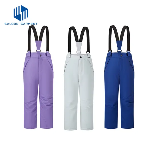 Wholesale Logo Printed Women's Outdoor Snowboard Warm Windproof Waterproof Snow Ski Pants