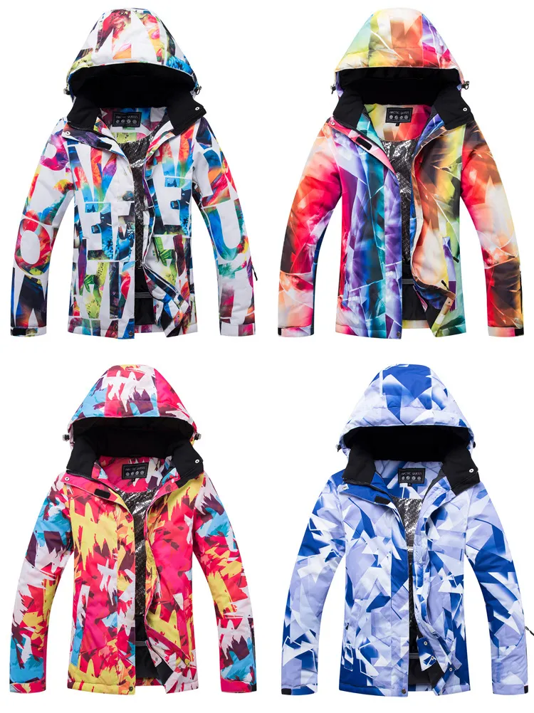 Women Windproof Waterproof Outdoor Sports Ski Clothes Snowboarding Jacket