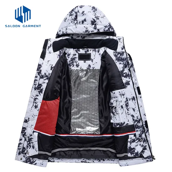 Women's OEM Waterproof Custom Logo Winter Outdoor Sports Clothing Ski Jacket