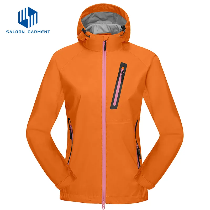 2.5 Layer Advanced Custom Polyester Windproof Sport Windbreaker Jackets with Logo