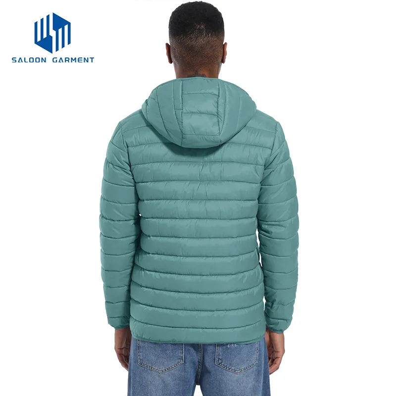 Custom Men's Outerwear Softshell Packable Puffer Down Coat