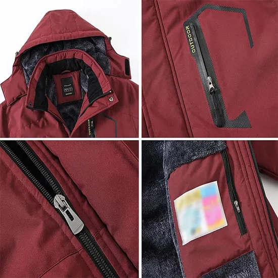 Men's Waterproof Insulated Snowboard Gear Winter Snow Coat Sportswear Ski Jackets