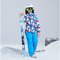 Girls' Winter Outdoor Snowboarding Waterproof Snowsuits One Pieces Ski Suits Jumpsuits