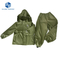 Kids Outdoor Play Waterproof Trousers PU Rain Jacket Raincoat with Under Boots Straps