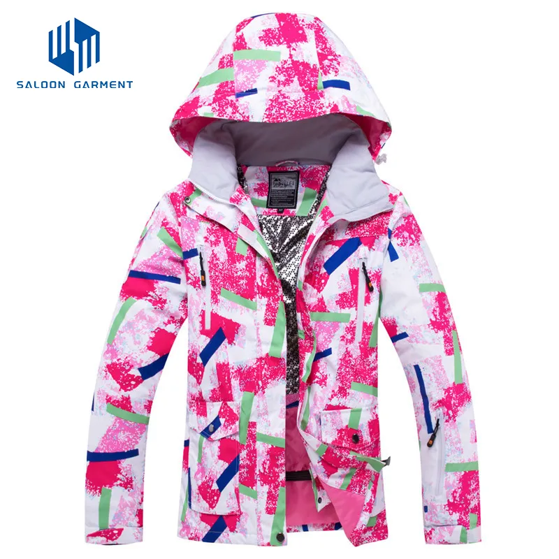 New Design Breathable Warm Women Ski Snowboard Jacket