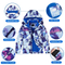 Kids' Warm Hooded Waterproof Windproof Insulated Snowboarding Snowsuit Coat Ski Jackets