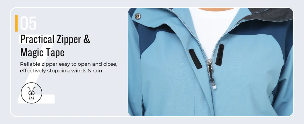 Wholesale Custom Women's Waterproof Windbreaker Jacket