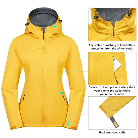 Women's Lightweight Waterproof Biking Hiking Cycling Running Windbreaker Reflective Tactical Softshell Jacket