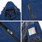 Men's Waterproof Warm Fleece Lined Winter Outdoor Snowboard Windbreaker Snow Ski Hiking Jacket