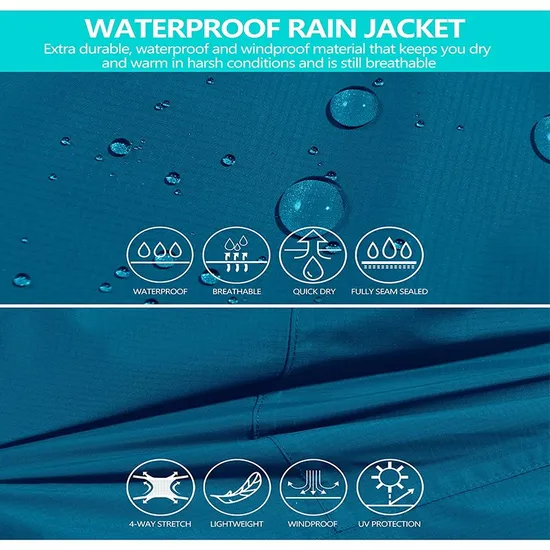 OEM Windproof Breathable Outdoor Jacket Waterproof Windbreaker for Motorbike