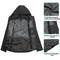Wholesale Custom Logo Waterproof Zipper Softshell Polyester Coats Windbreaker Jacket