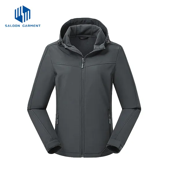 Windproof Waterproof Ski Climbing Waterproof Rain Heated Softshell Jacket for Women