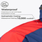Men's Fitted Hooded Lightweight Water Resistant Coat Thermal Lining Ski Jacket