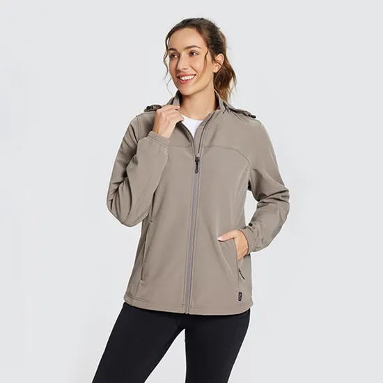 Women's Casual Windbreaker Fleece Lined Tactical Softshell Jackets