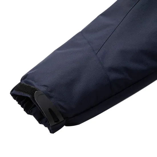 Men's Winter Softshell Puffer Coat Ski Jacket with Removable Hood