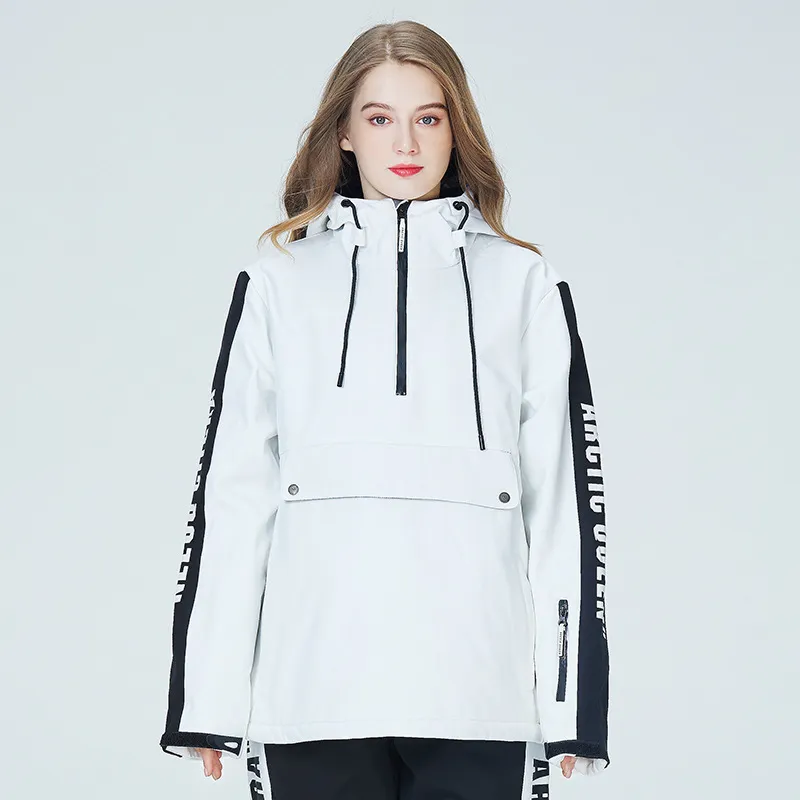 High Quality Women's Custom Waterproof Breathable Winter Outdoor Skiing Jacket