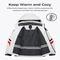 Men's Waterproof Warm Winter Snow Coat Hooded Raincoat Ski Jacket