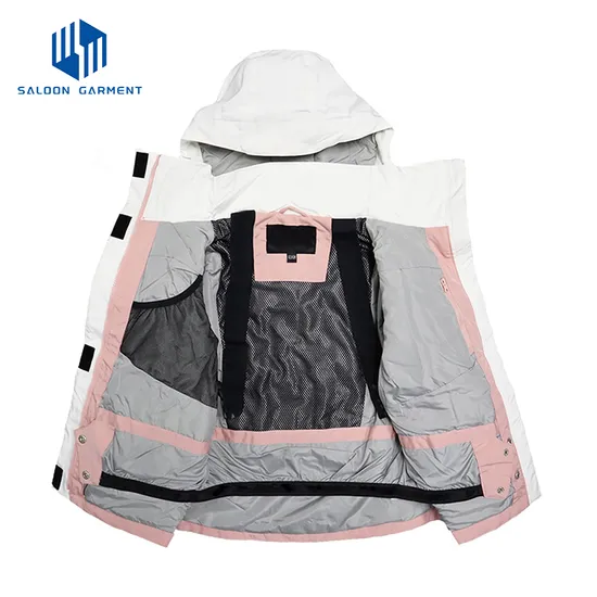 Girls' Waterproof Insulated Windbreaker Coat Fleece Lining Rain Ski Jacket
