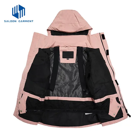 Girls' Waterproof Warm Winter Coat Fleece Hooded Raincoat Ski Jacket