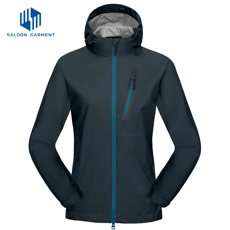 Custom Logo Waterproof Softshell Windbreaker Jacket for Outdoor Adventures