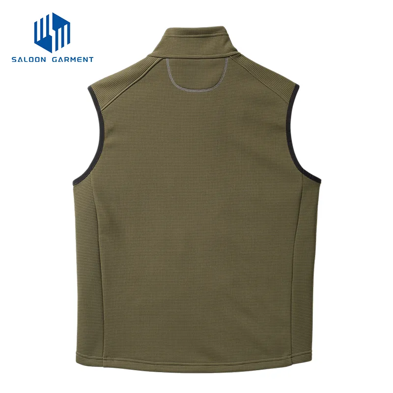 Custom Outdoor Waterproof Waterproof Sleeveless Jacket Fleece Softshell Vest