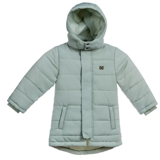 Kids Warm Quilt Jacket with Hood Padding Jacket for Waterproof Outdoor Wear Jacket