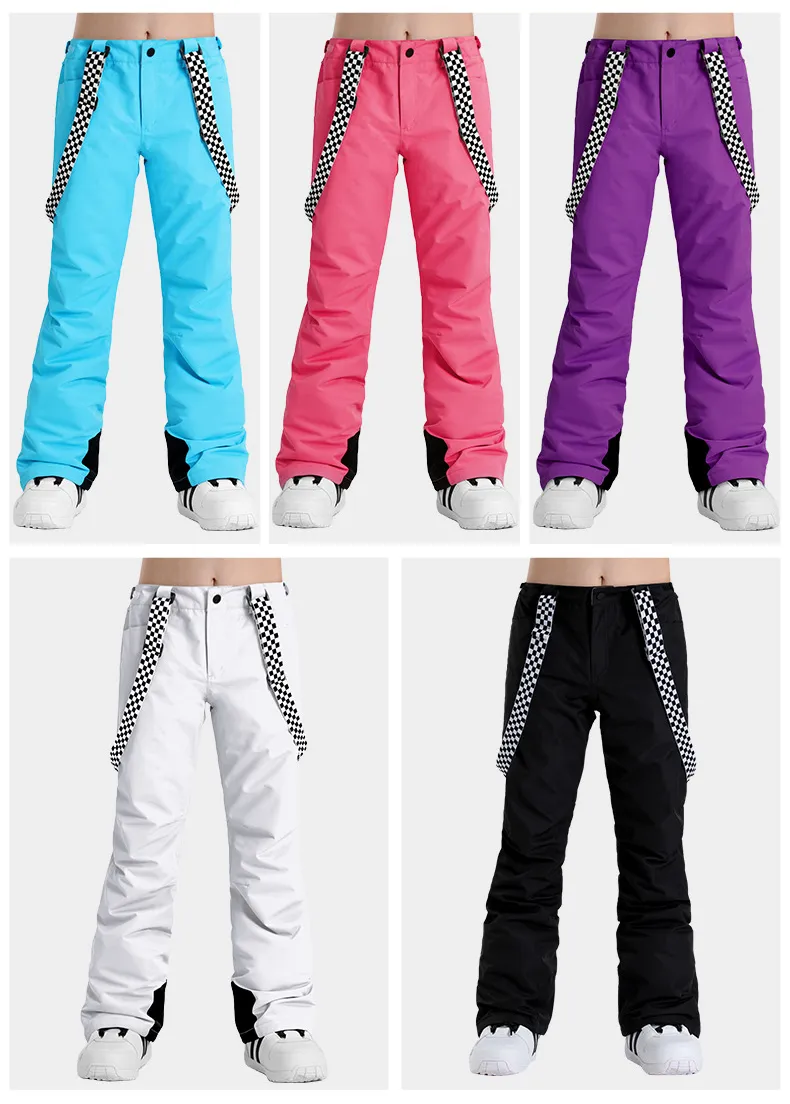 Custom New Design Winter Waterproof Breathable High Quality Snowboard Ski Pants