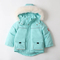 Girl's Waterproof Windproof Snowsuit Winter Jacket Children Fur Hooded Ski Jacket Coat and Pants