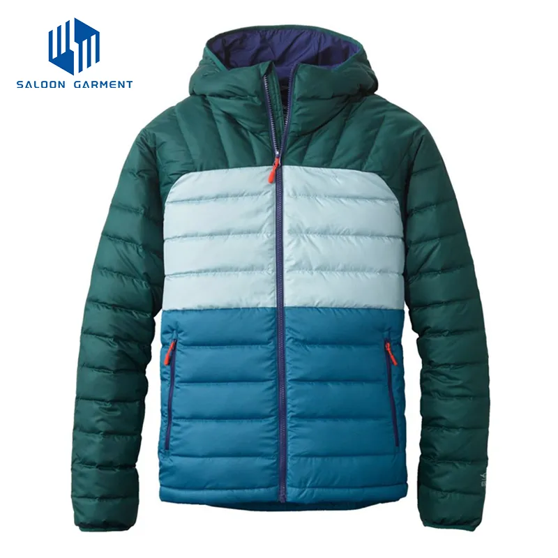 Unisex 100% Polyester Woven Customized Water Resistant Winter Jacket