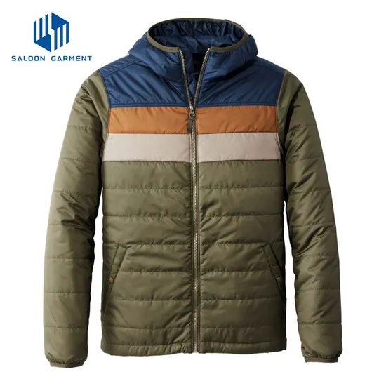 Unisex 100% Polyester Woven Customized Water Resistant Winter Jacket