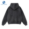 High Quality Custom Embroidery Logo Outwear Solid Pattern Pullover Woven Hoodie